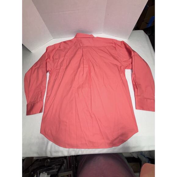 Alexander Julian Colours Dress Shirt Men Sz XXL Peach Orange Button Down Solid - Picture 7 of 13